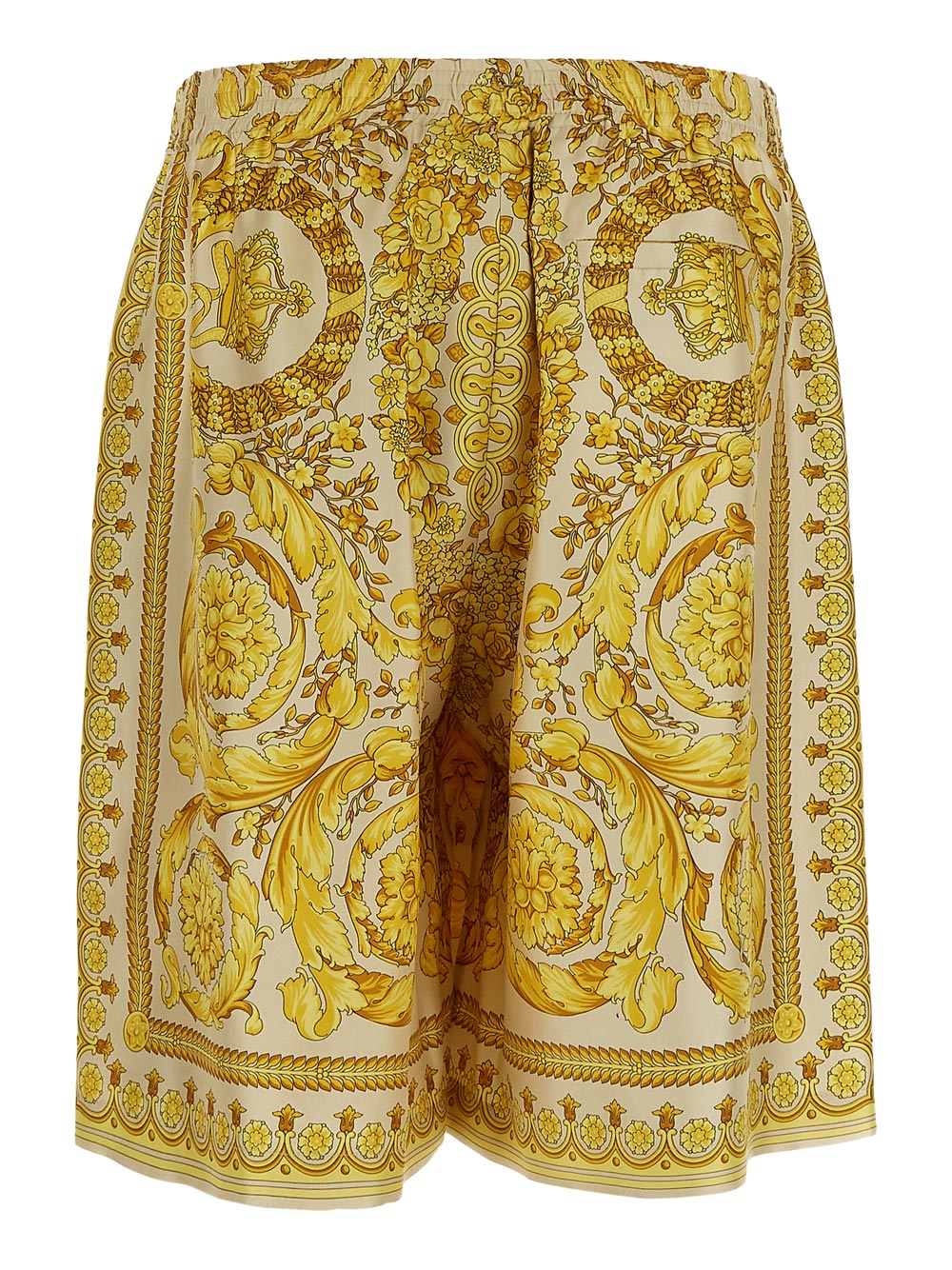 Versace Barocco Silk Shorts