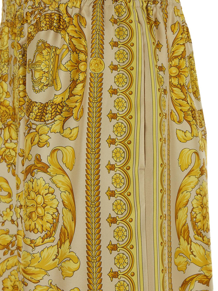 Versace Barocco Silk Shorts