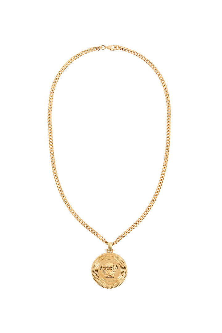 Versace biggie medusa necklace