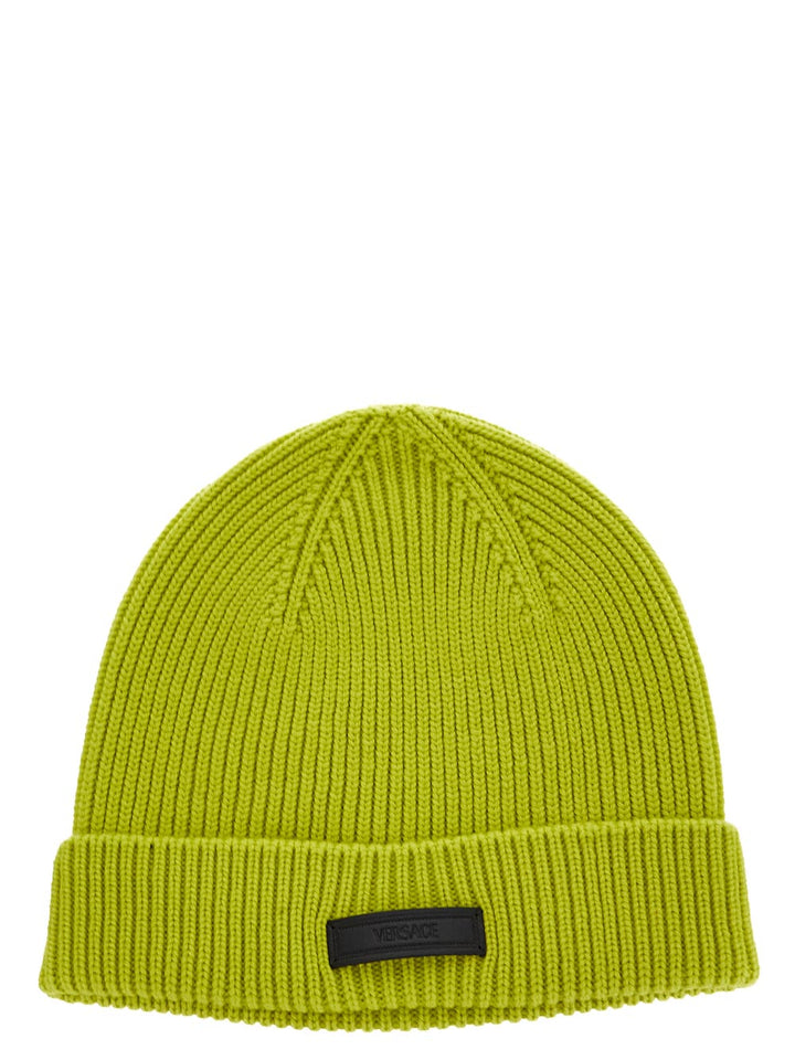 Versace Logo Knit Beanie