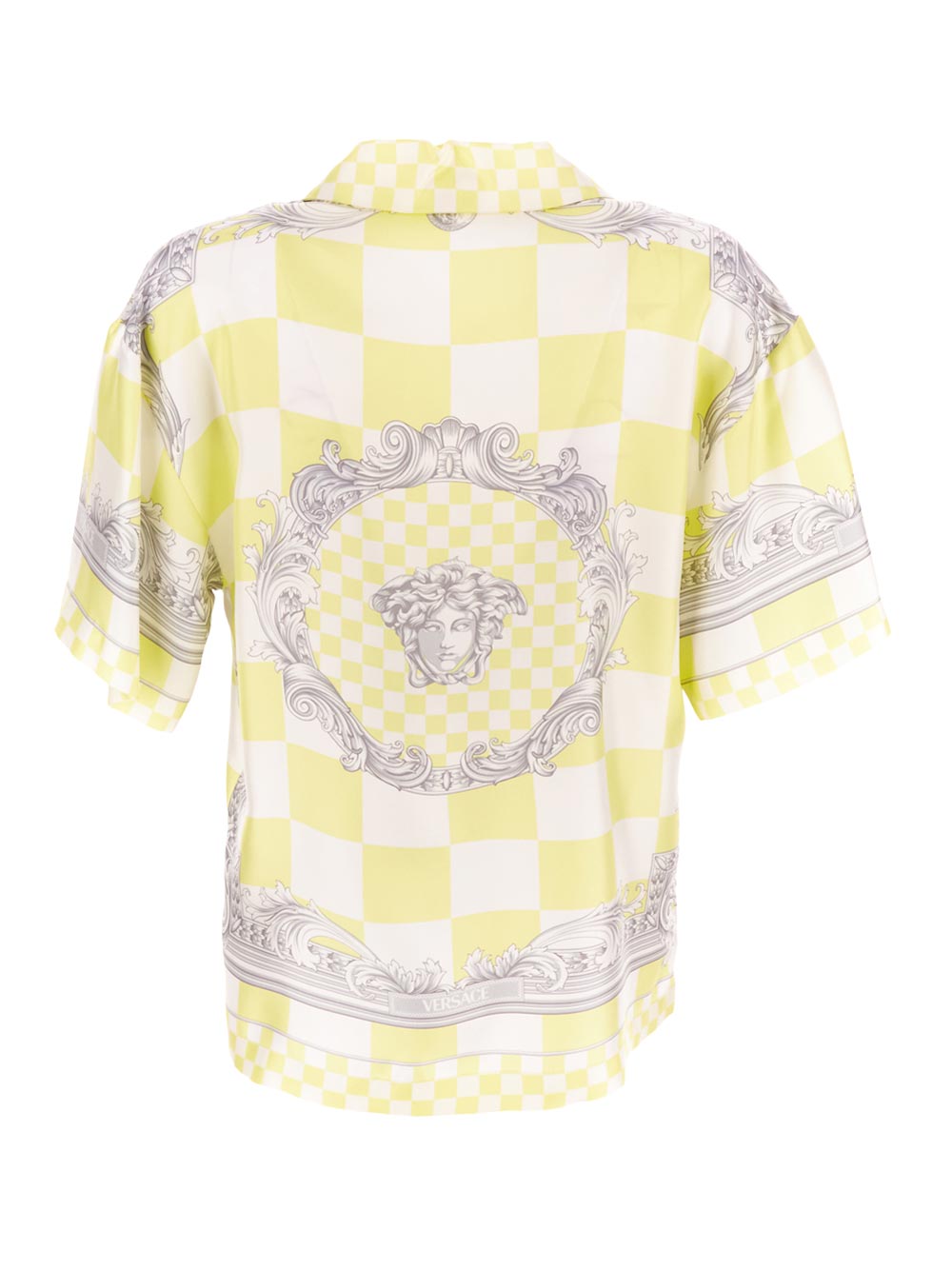 Versace Medusa Contrasto Silk Shirt