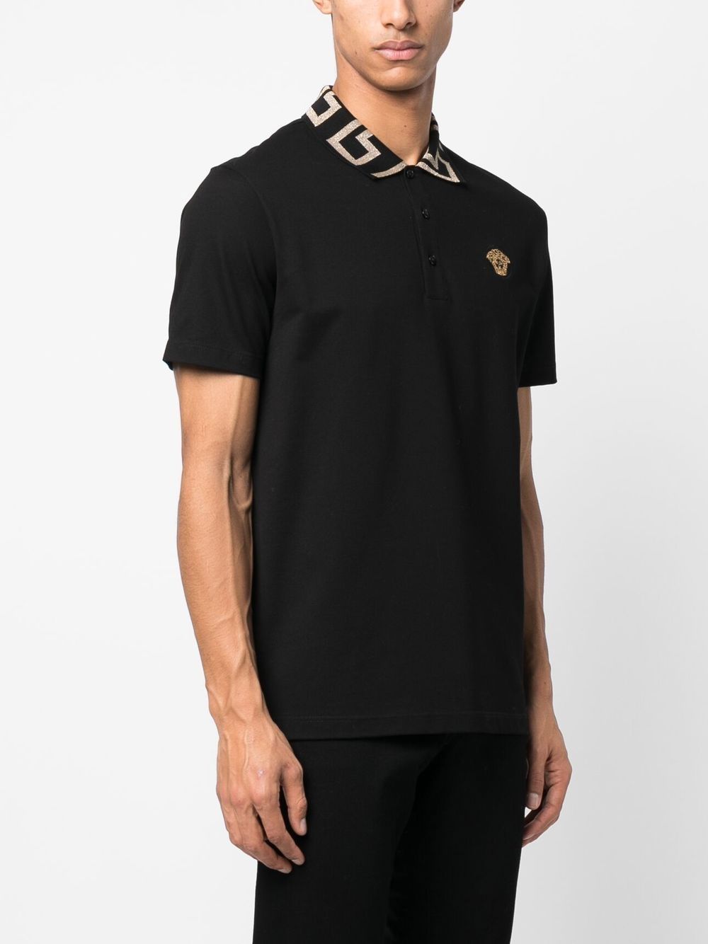 Versace T-shirts and Polos Black