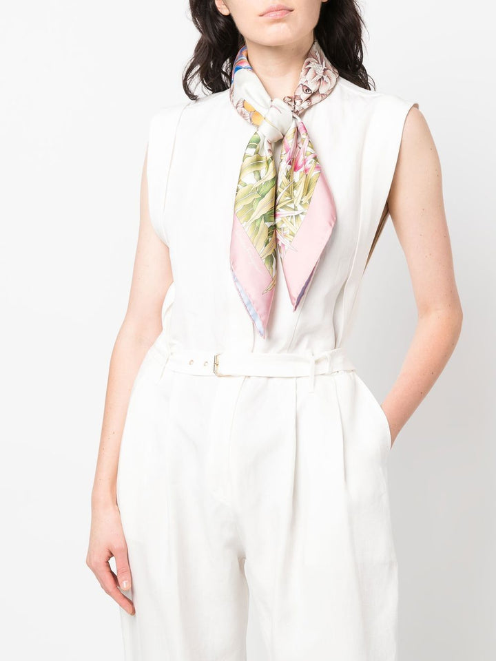 Ferragamo Scarfs White