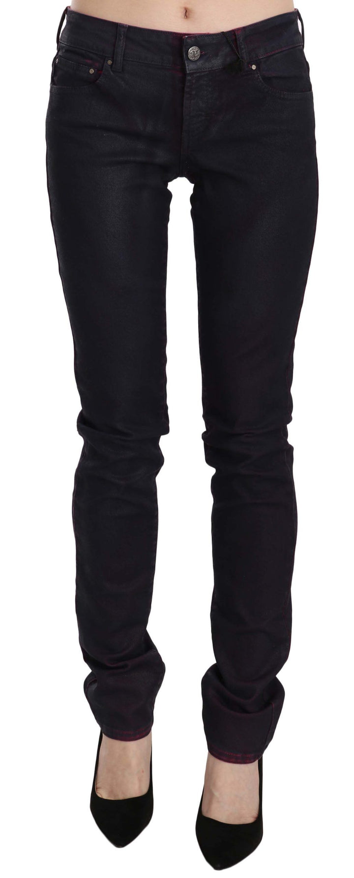 Just Cavalli Chic Black Low Waist Skinny Denim