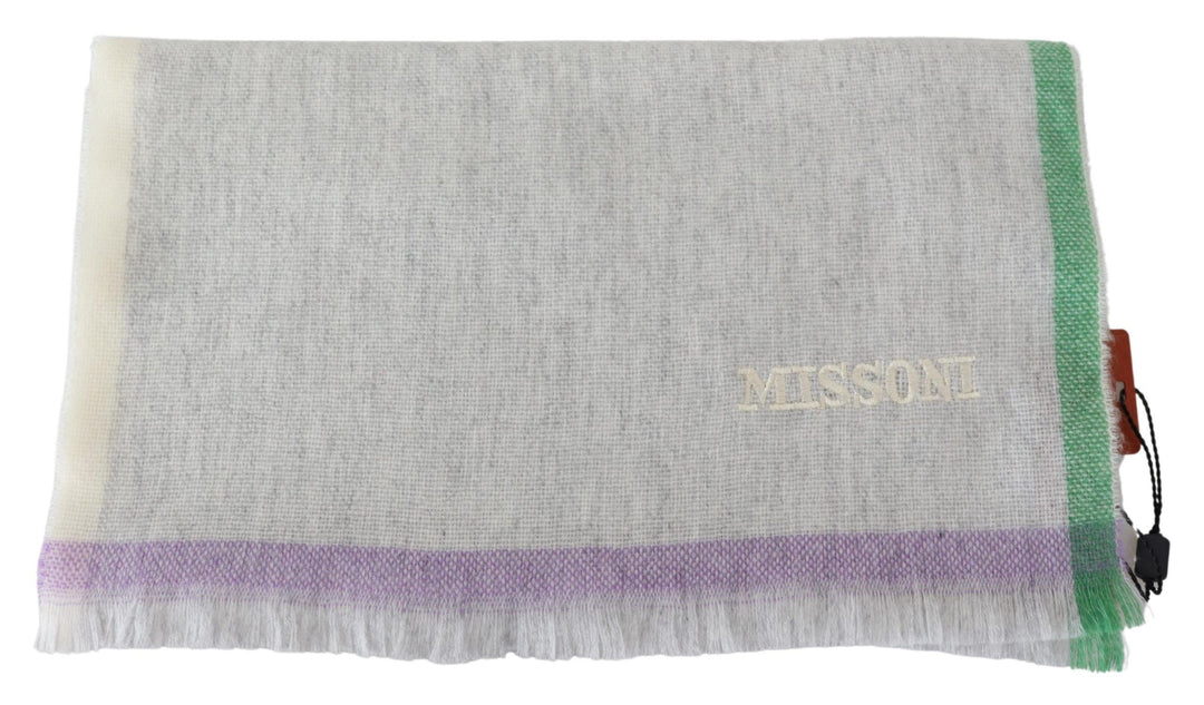 Missoni Elegant Cashmere Patterned Scarf