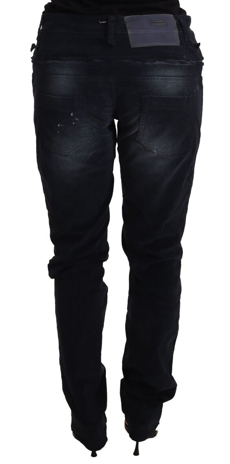 Acht Elegant Dark Blue Slim-Fit Denim