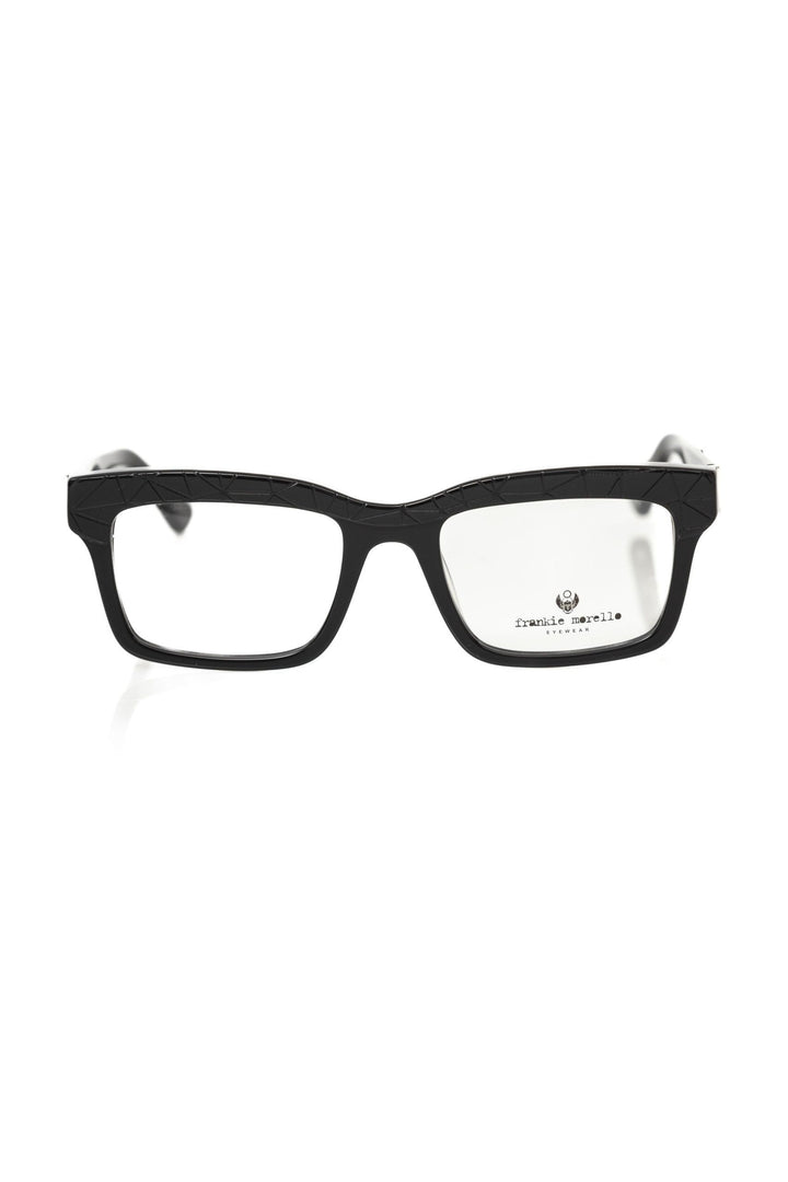 Frankie Morello Black Acetate Unisex Frame