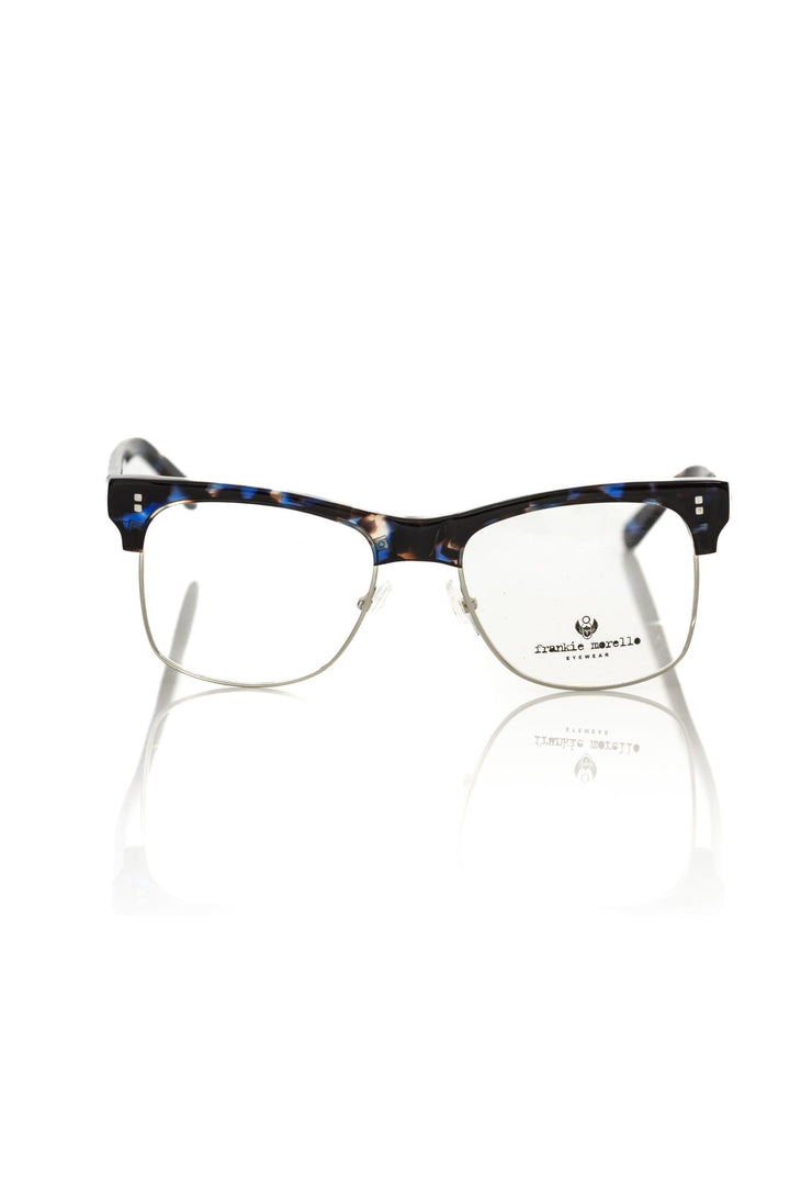 Frankie Morello Blue Acetate Unisex Eyeglass Frame