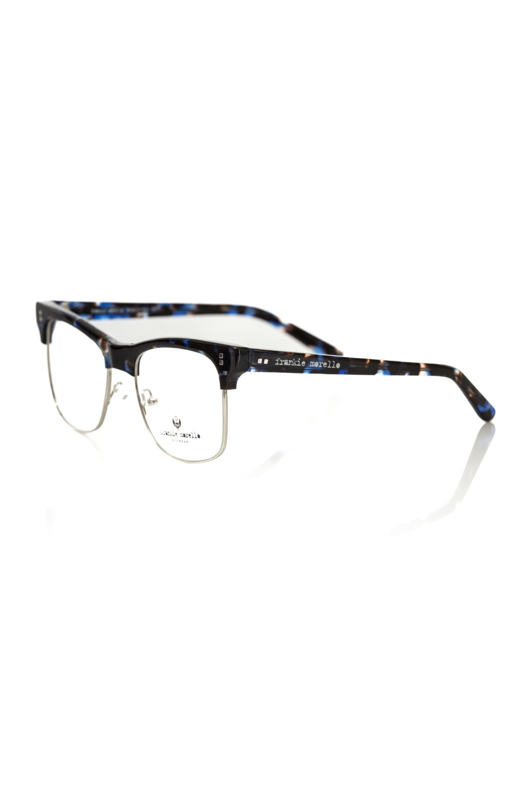 Frankie Morello Blue Acetate Unisex Eyeglass Frame