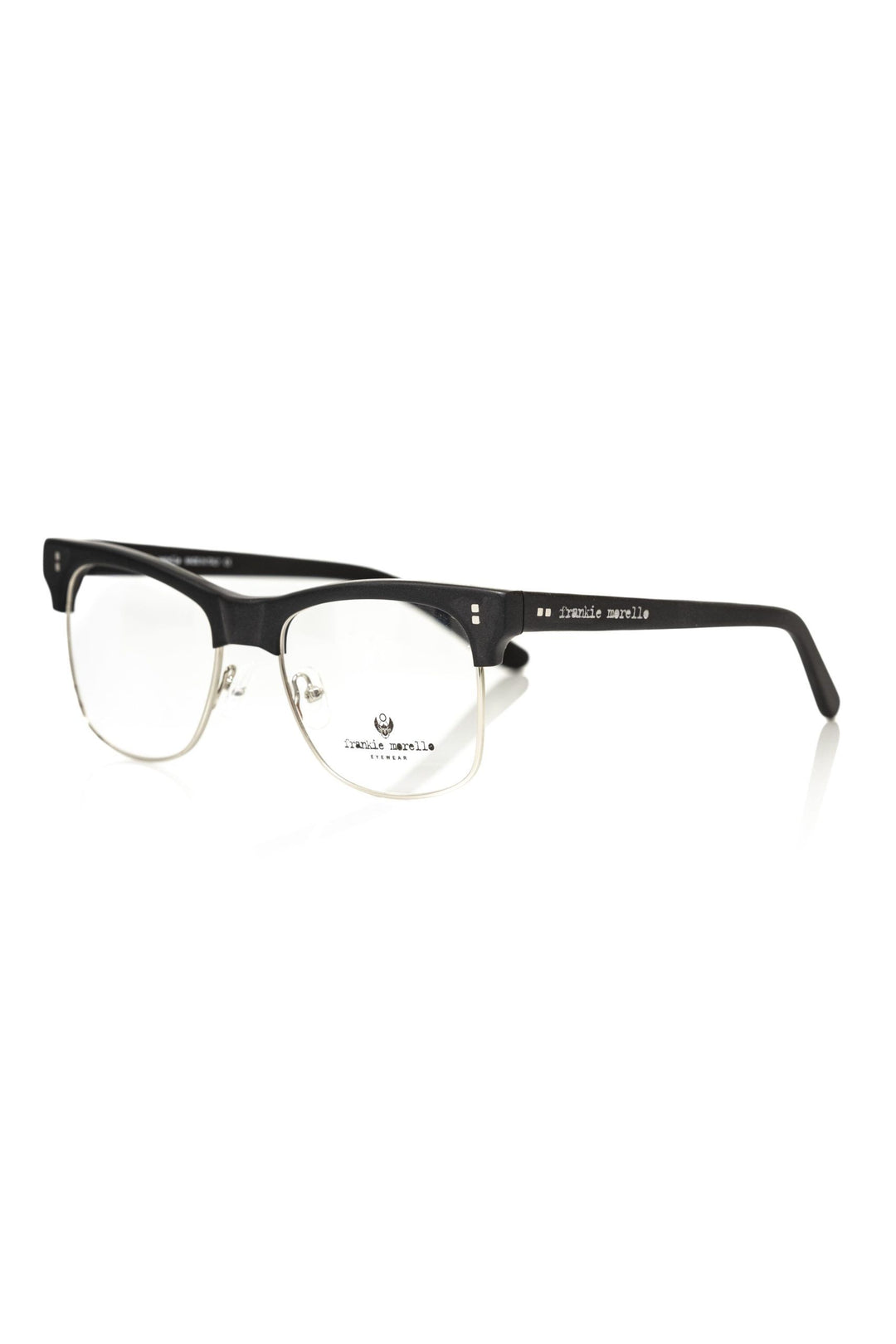 Frankie Morello Black Acetate Unisex Frame