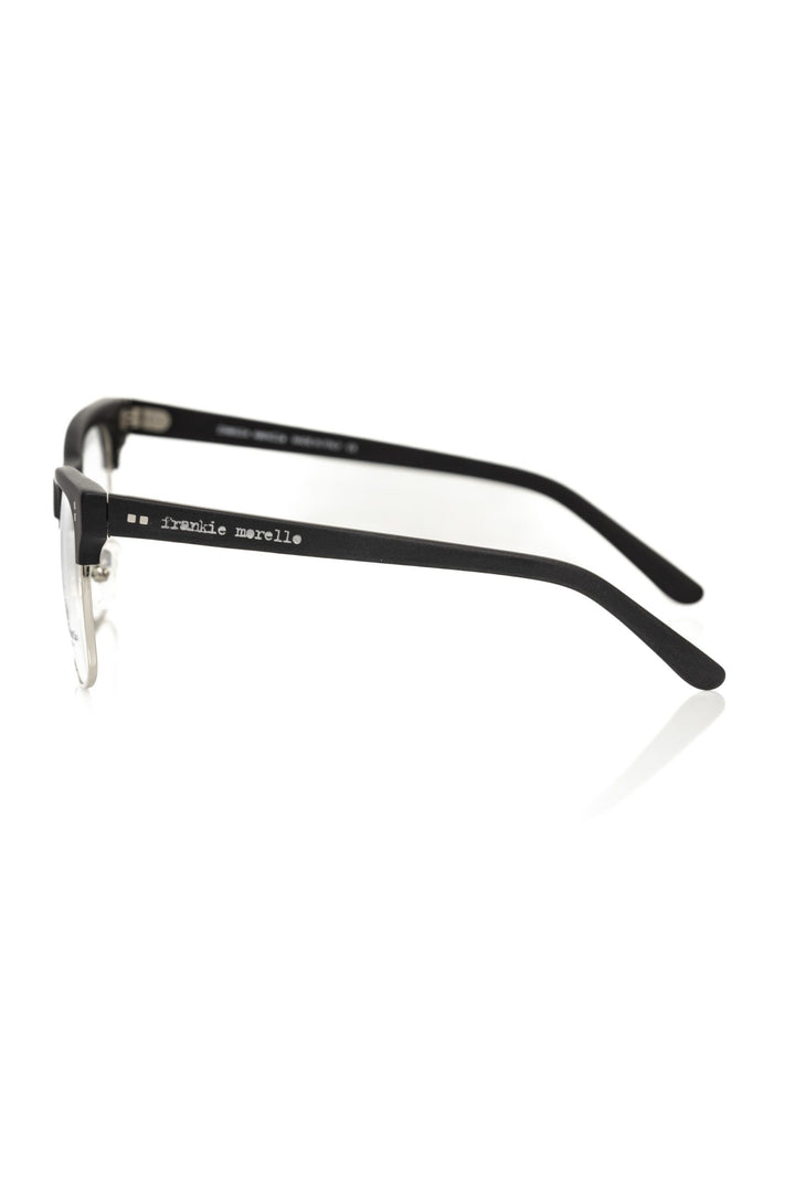 Frankie Morello Black Acetate Unisex Frame