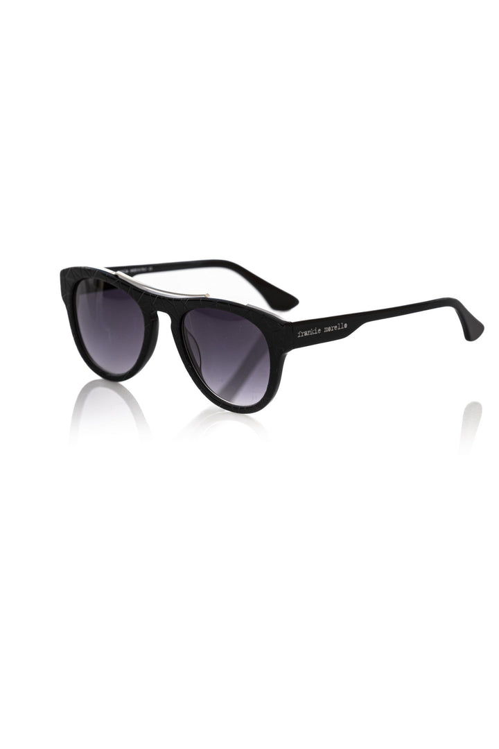 Frankie Morello Black Acetate Men's Sunglass