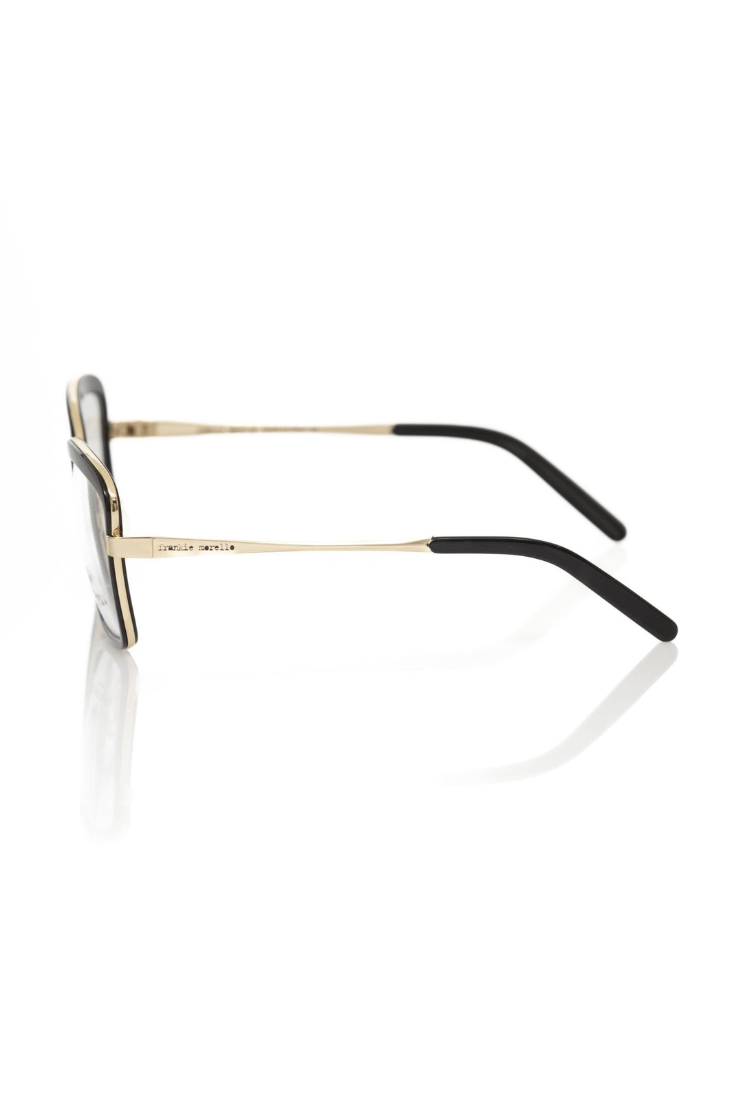 Frankie Morello Black Metallic Women's Eyeglass Frame