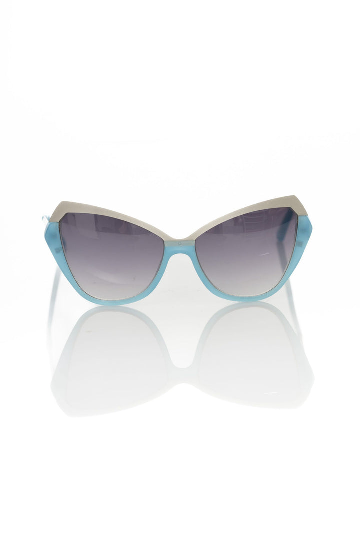 Frankie Morello Light Blue Acetate Women's Sunglass