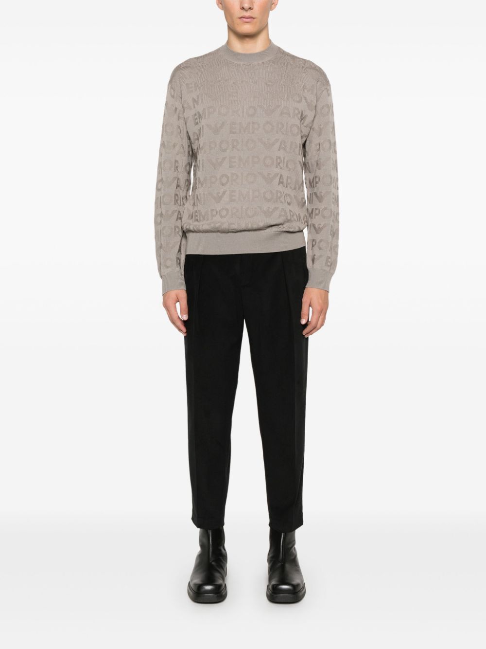 Emporio Armani Sweaters Dove Grey