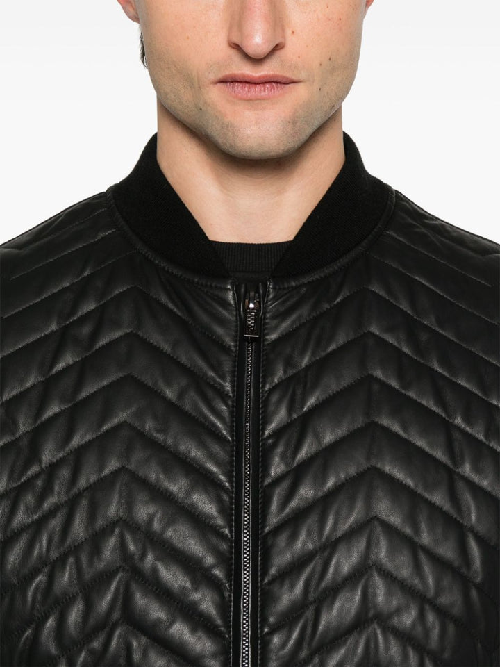 Emporio Armani Coats Black