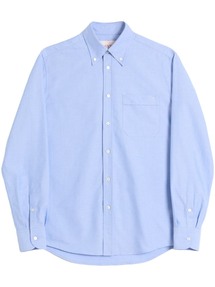 Valentino Shirts Clear Blue