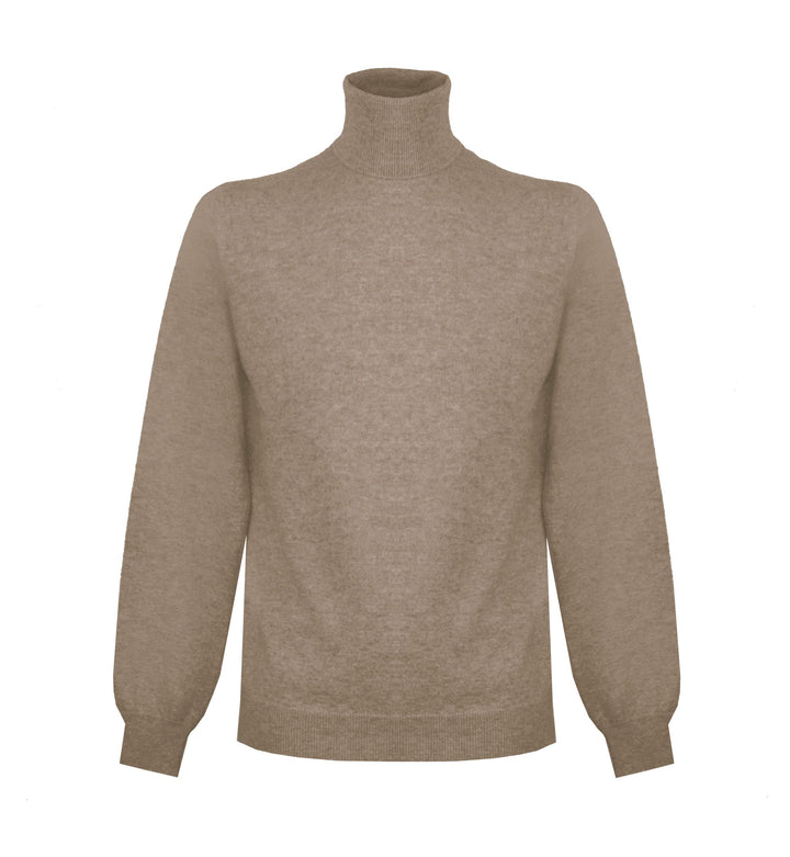 Malo Beige Cashmere Men Sweater