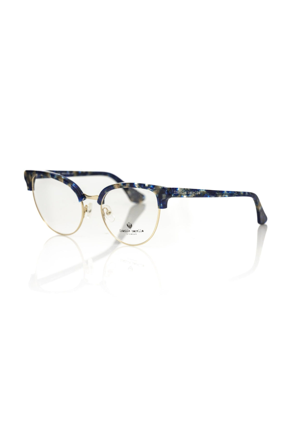 Frankie Morello Blue Metallic Women Frame