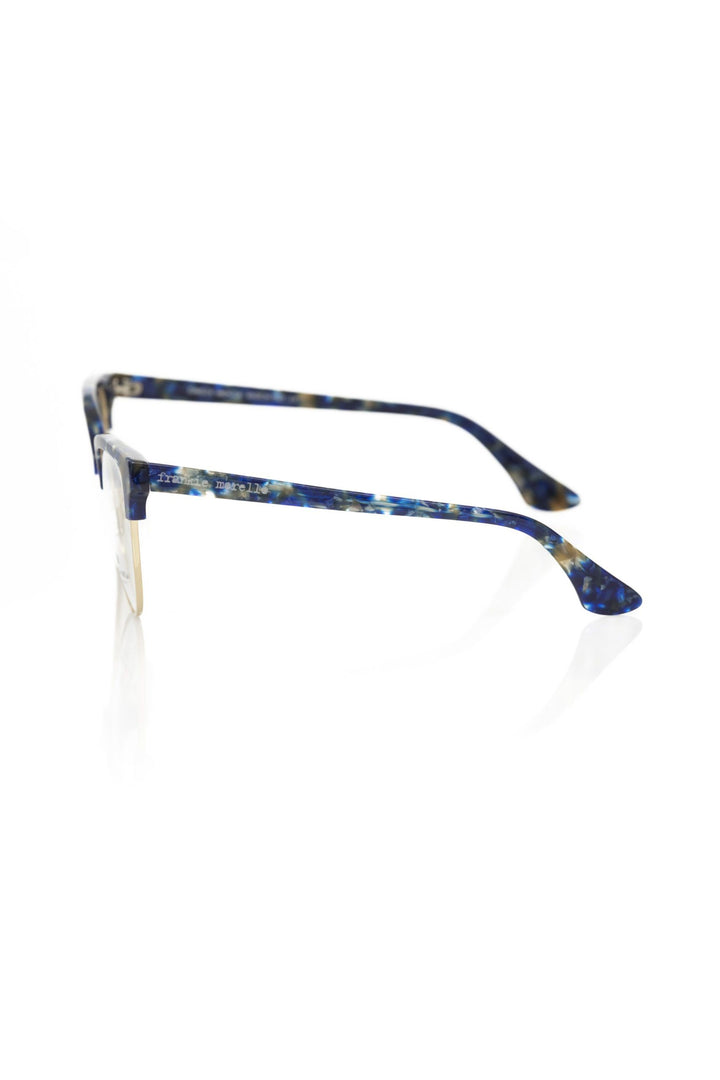 Frankie Morello Blue Metallic Women Frame