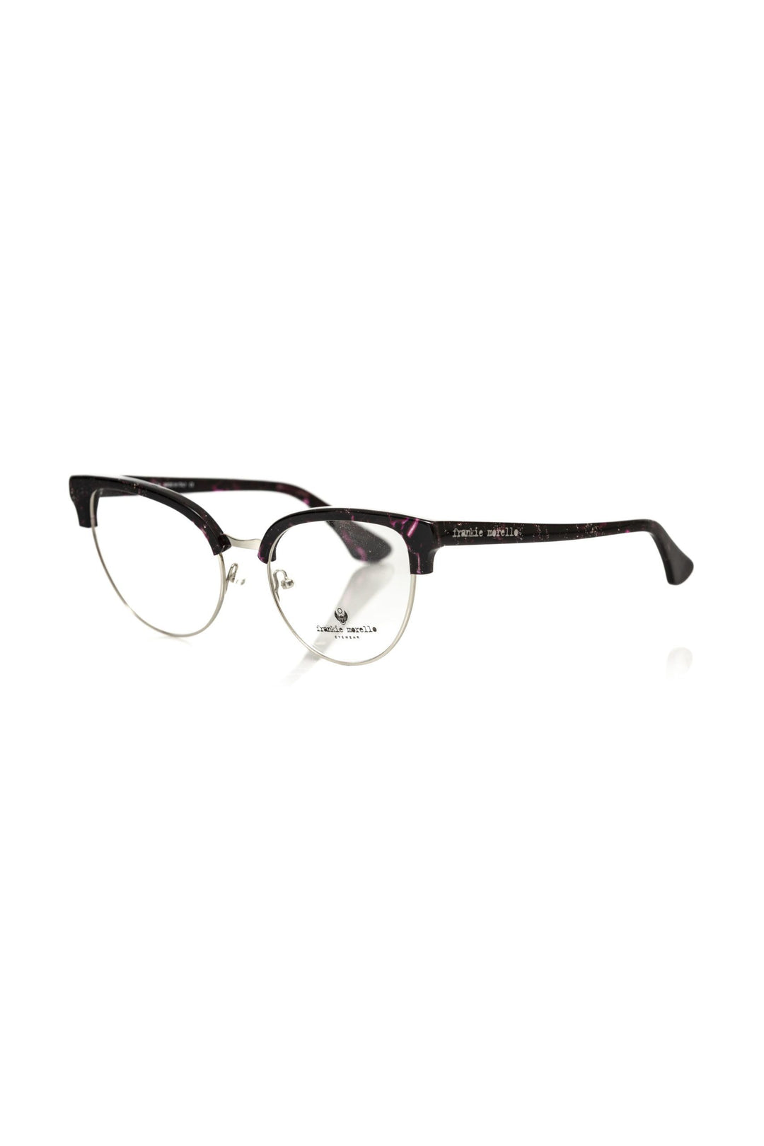 Frankie Morello Burgundy Metallic Fibre Women Frame