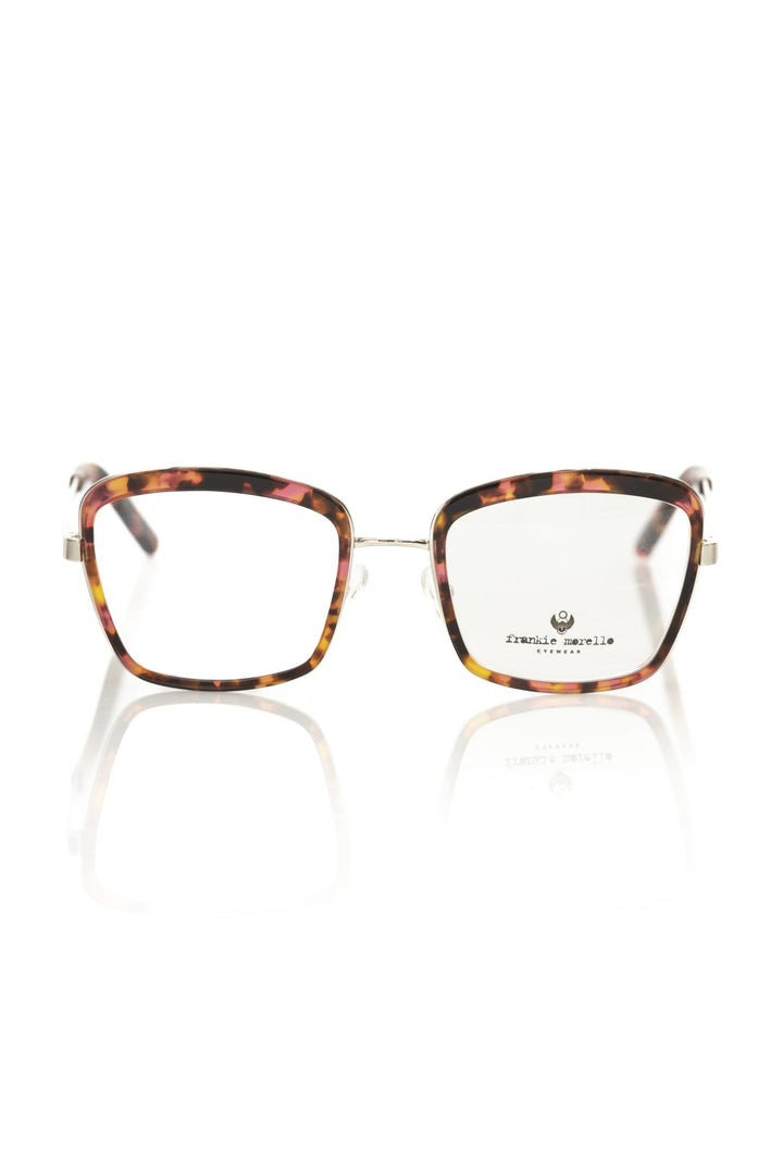 Frankie Morello Red Metallic Women's Eyeglass Frame