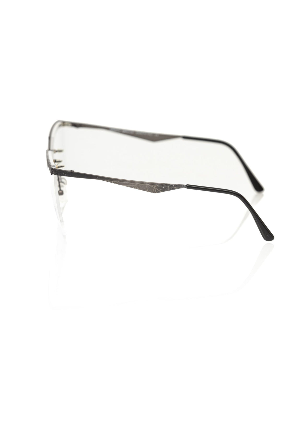 Frankie Morello Black Metallic Women Frame