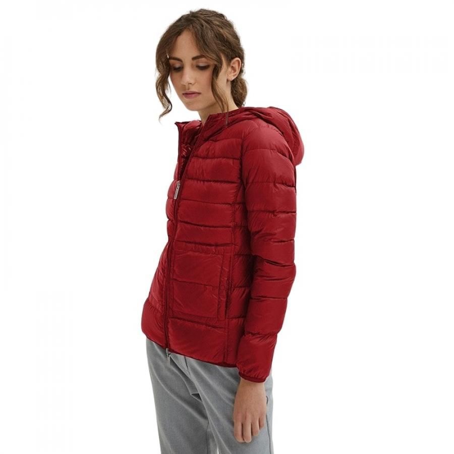 Centogrammi Elegant Ultra Light Hooded Down Jacket