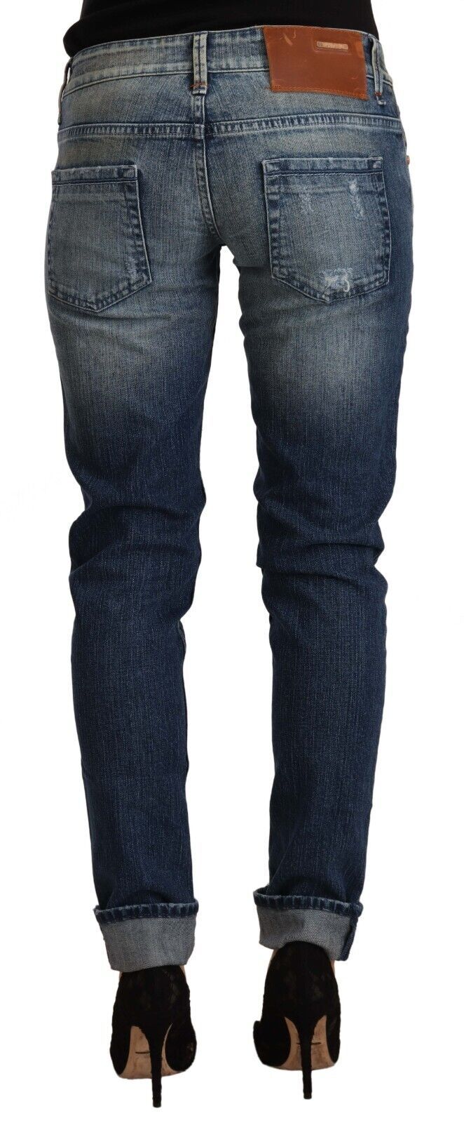 Acht Chic Blue Washed Skinny Denim Serenade