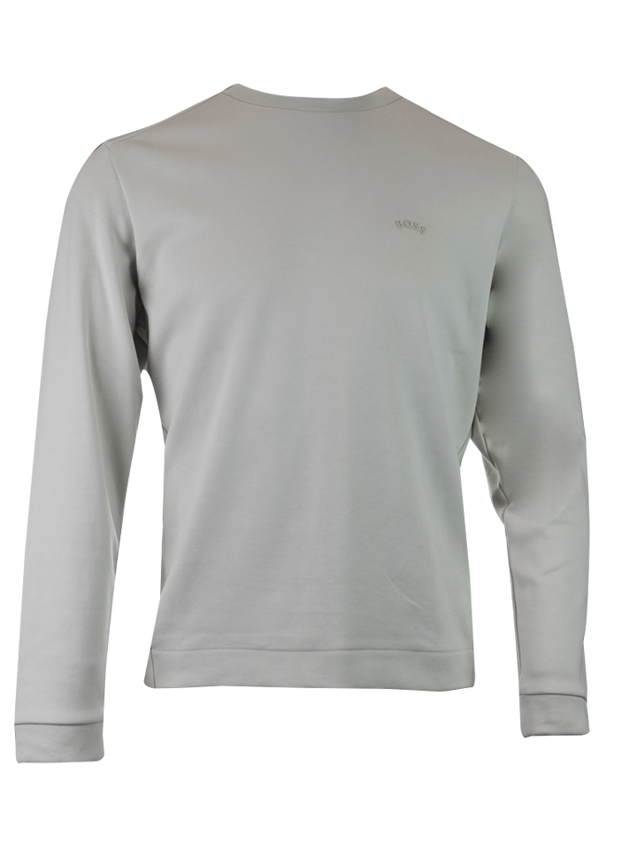 Hugo Boss Elegant Beige Cotton Sweatshirt