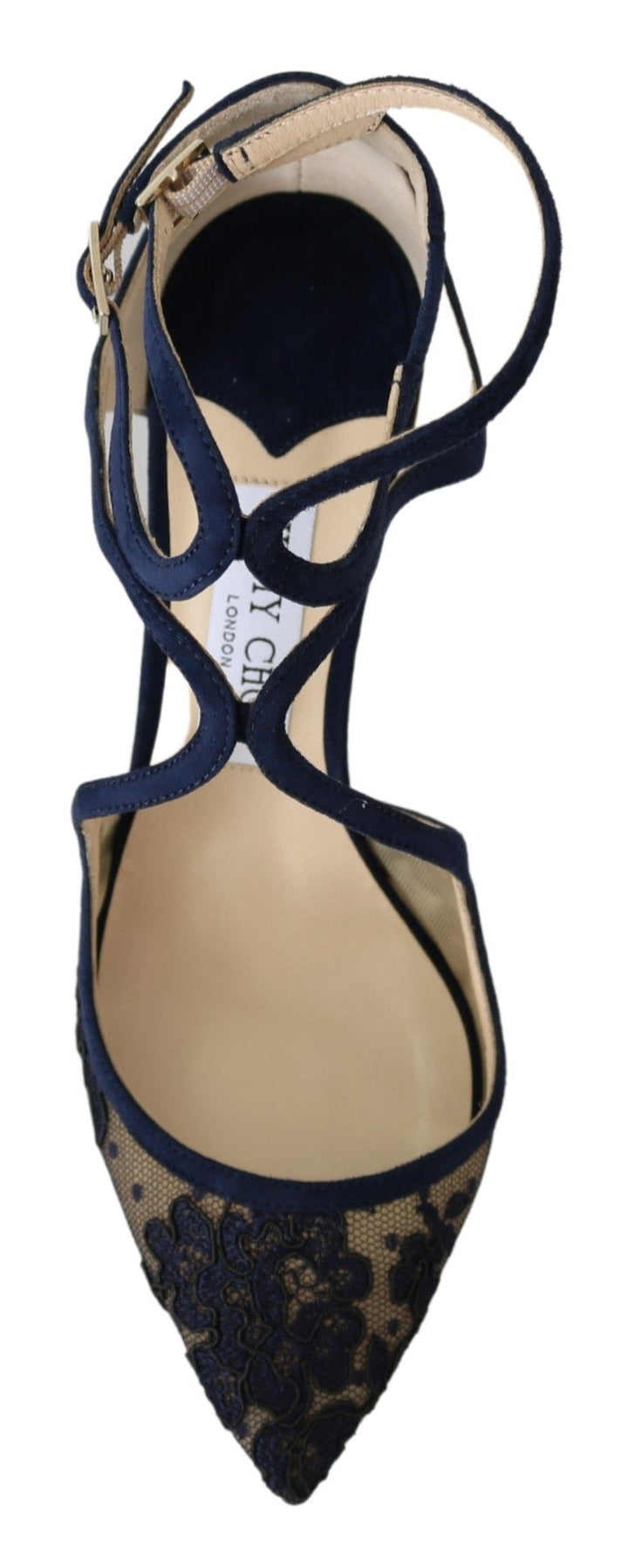 Jimmy Choo Navy Lancer Leather Pumps Elegance Unleashed