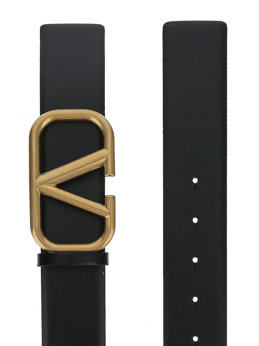 Valentino Garavani Vlogo Signature Calfskin Belt 40 Mm