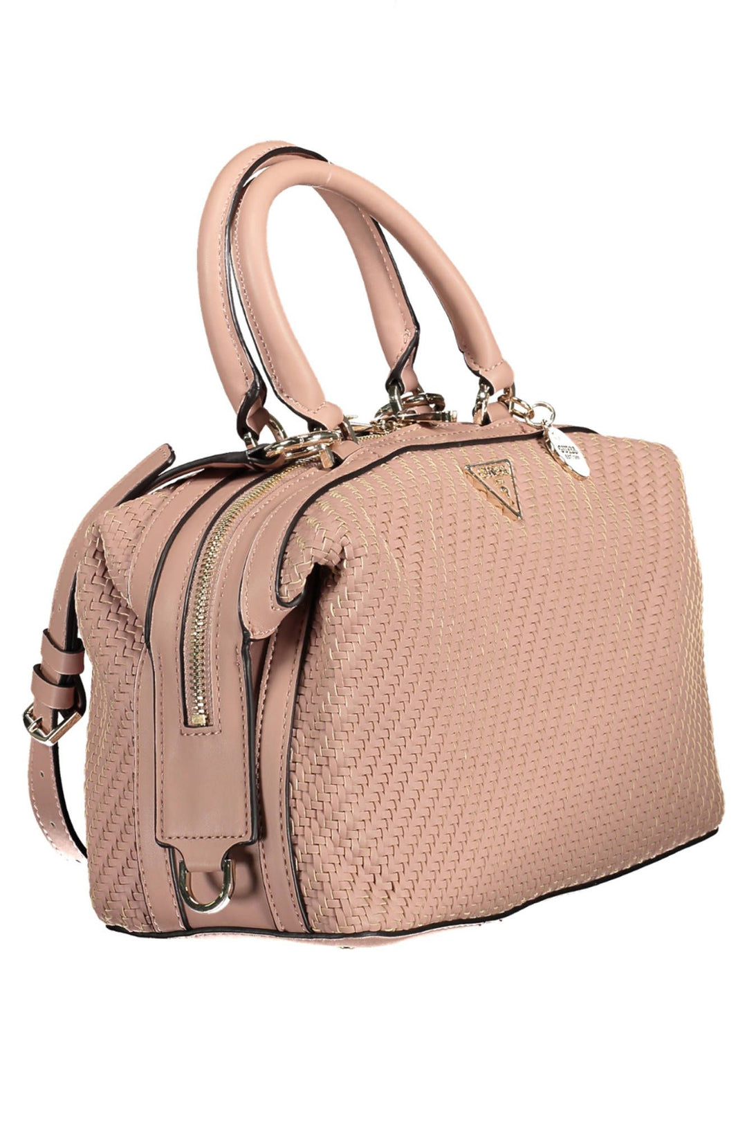 Guess Jeans Chic Pink Satchel with Contrasting Details