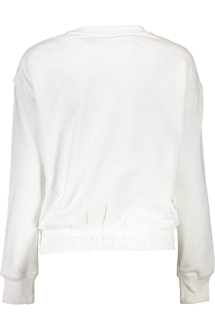 Calvin Klein Elegant White Cotton Sweatshirt