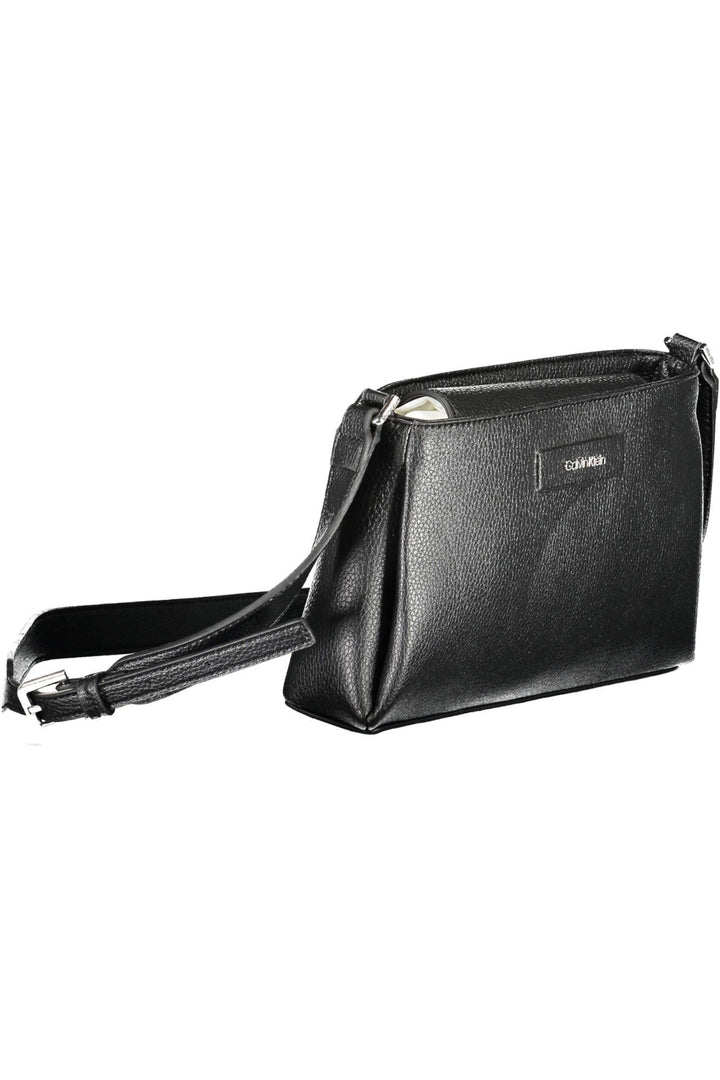 Calvin Klein Elegant Black Recycled Polyester Shoulder Bag