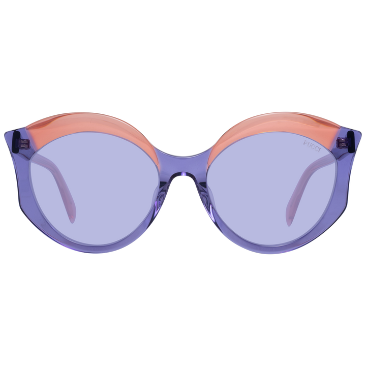 Emilio Pucci Elegant Purple Butterfly Sunglasses