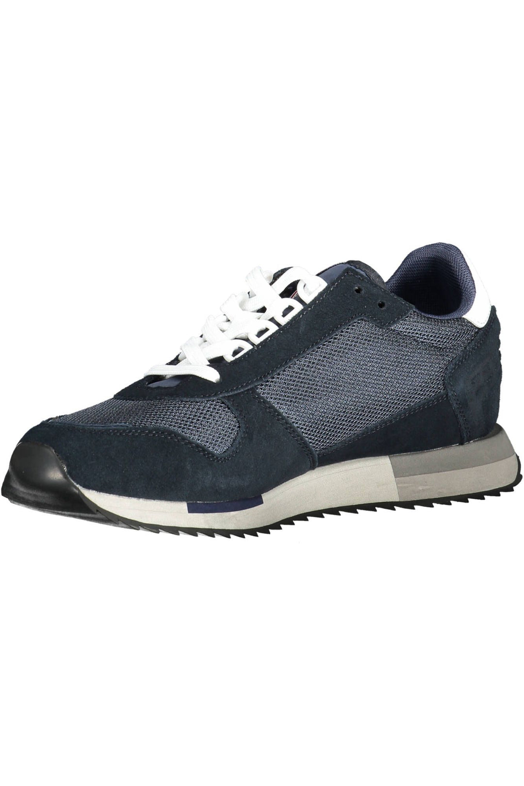 Napapijri Elegant Blue Lace-Up Sneakers With Logo Accent