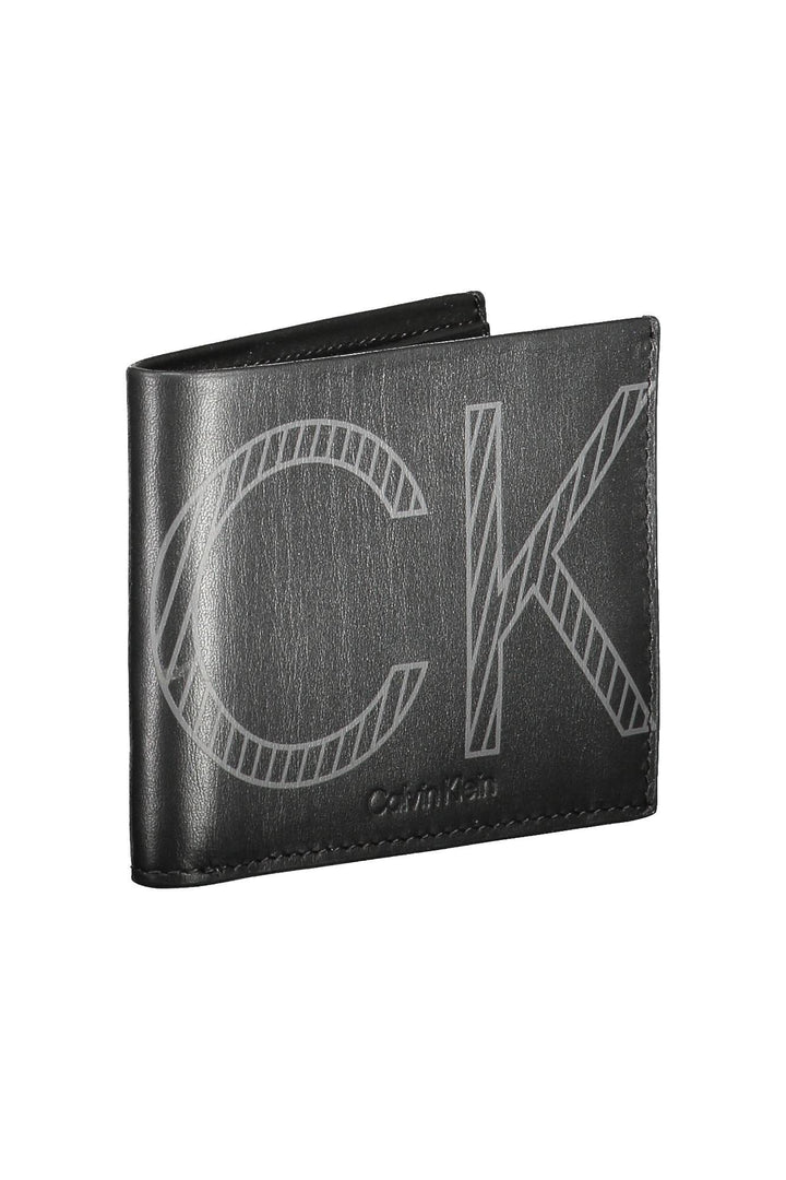 Calvin Klein Sleek Black Leather RFID Wallet