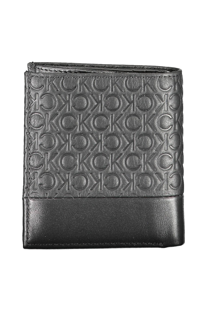 Calvin Klein Elegant Black Leather Bifold Wallet