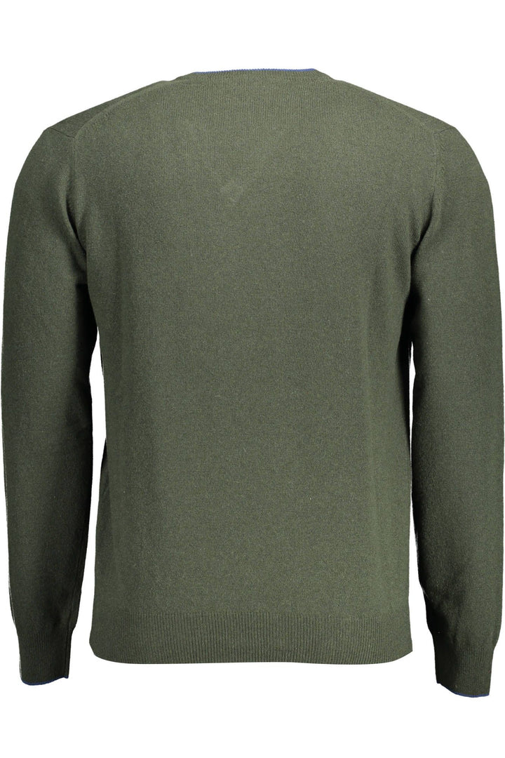 Harmont & Blaine Chic V-Neck Sweater with Contrasting Details