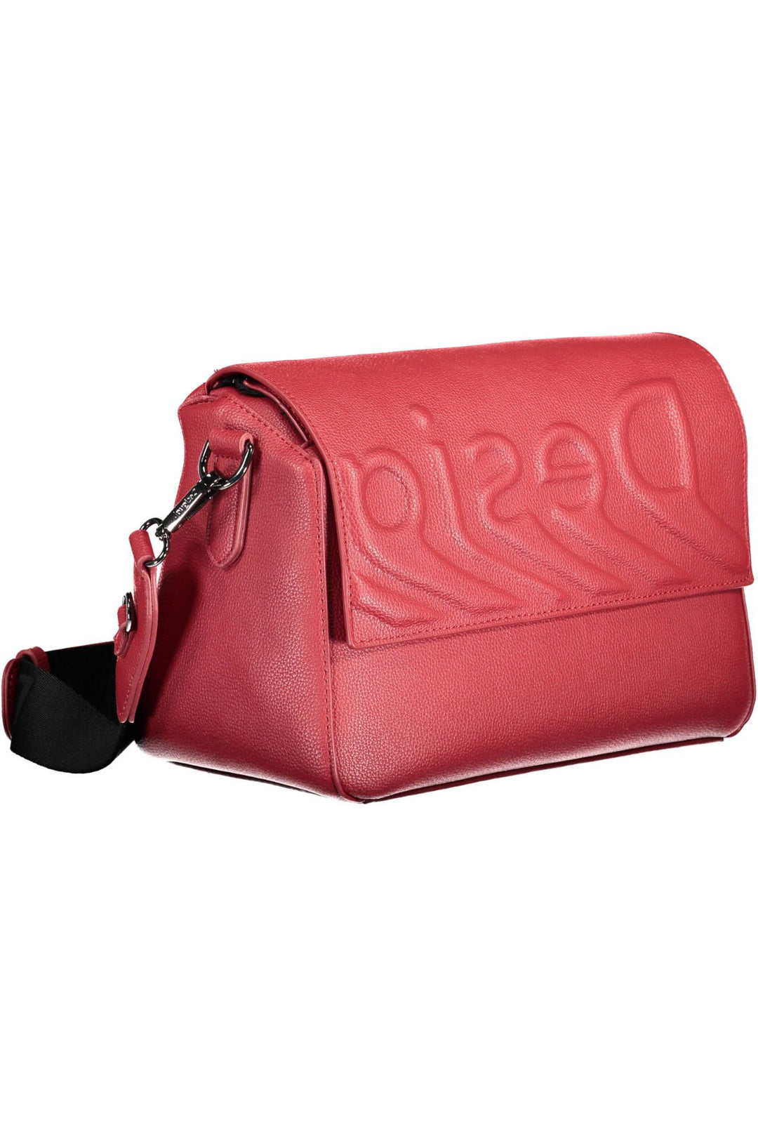 Desigual Chic Red Contrasting Detail Shoulder Bag