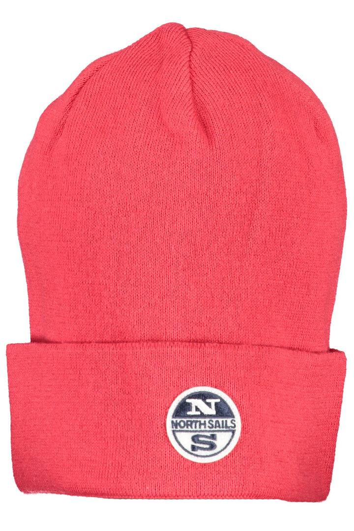 North Sails Chic Red Cotton Cap with Signature Logo