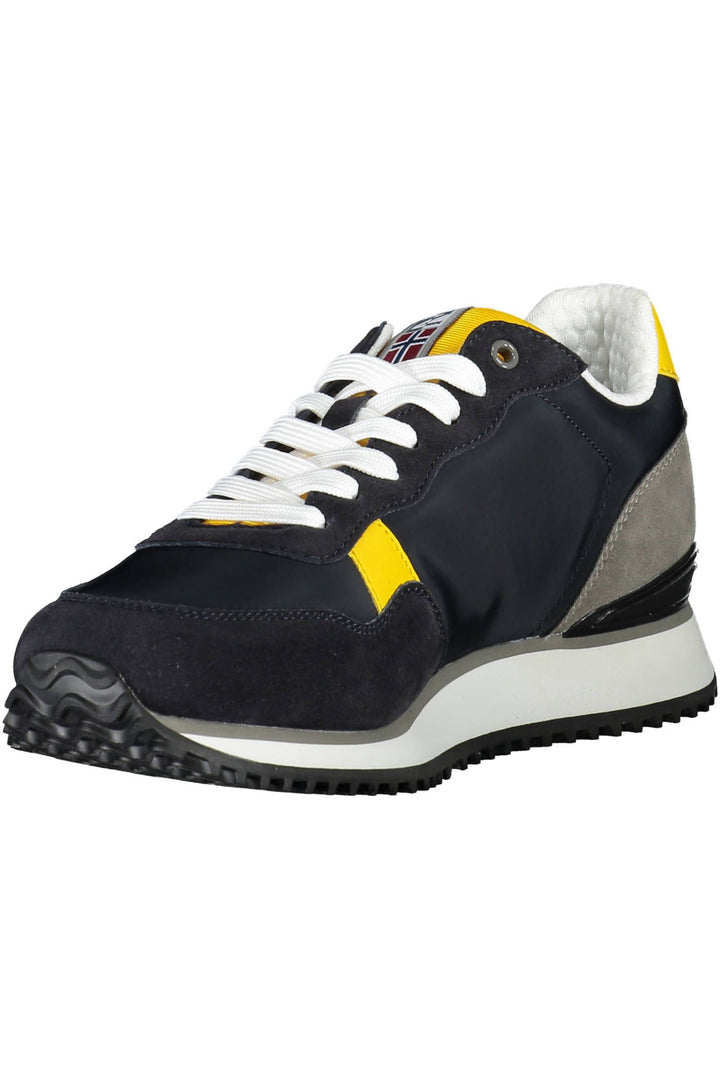 Napapijri Blue Polyester Men Sneaker