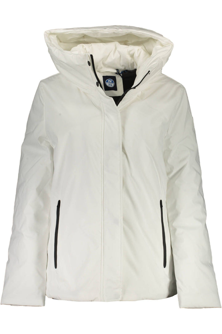 North Sails White Polyester Women Jacket