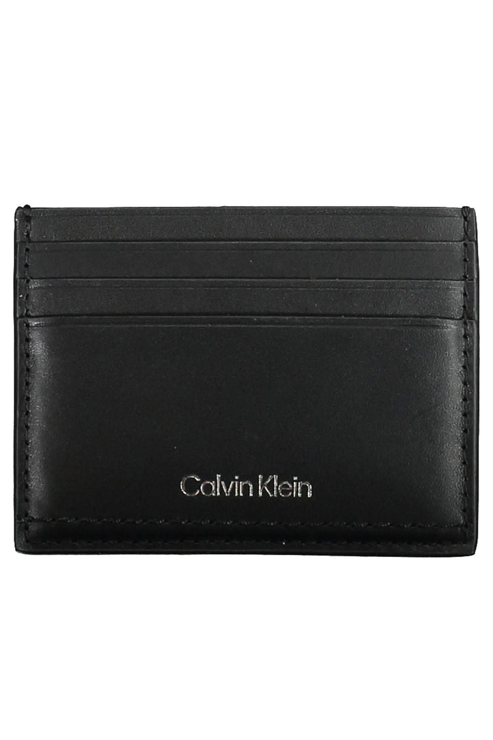 Calvin Klein Black Leather Men Wallet