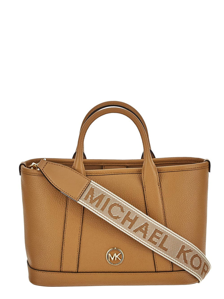 Michael Kors Luisa Small Pebbled Leather Satchel