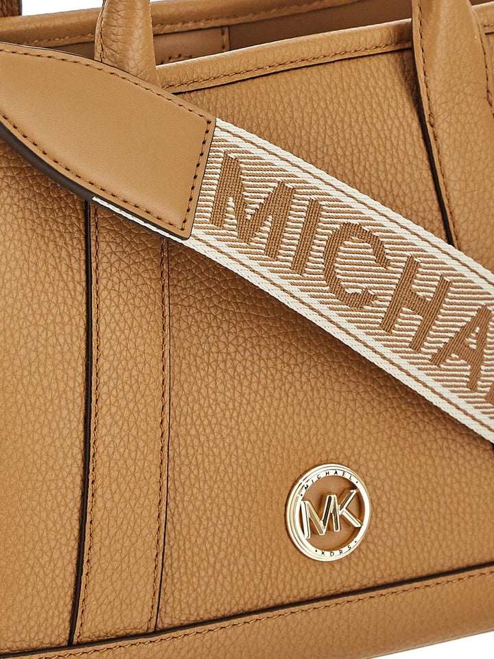 Michael Kors Luisa Small Pebbled Leather Satchel