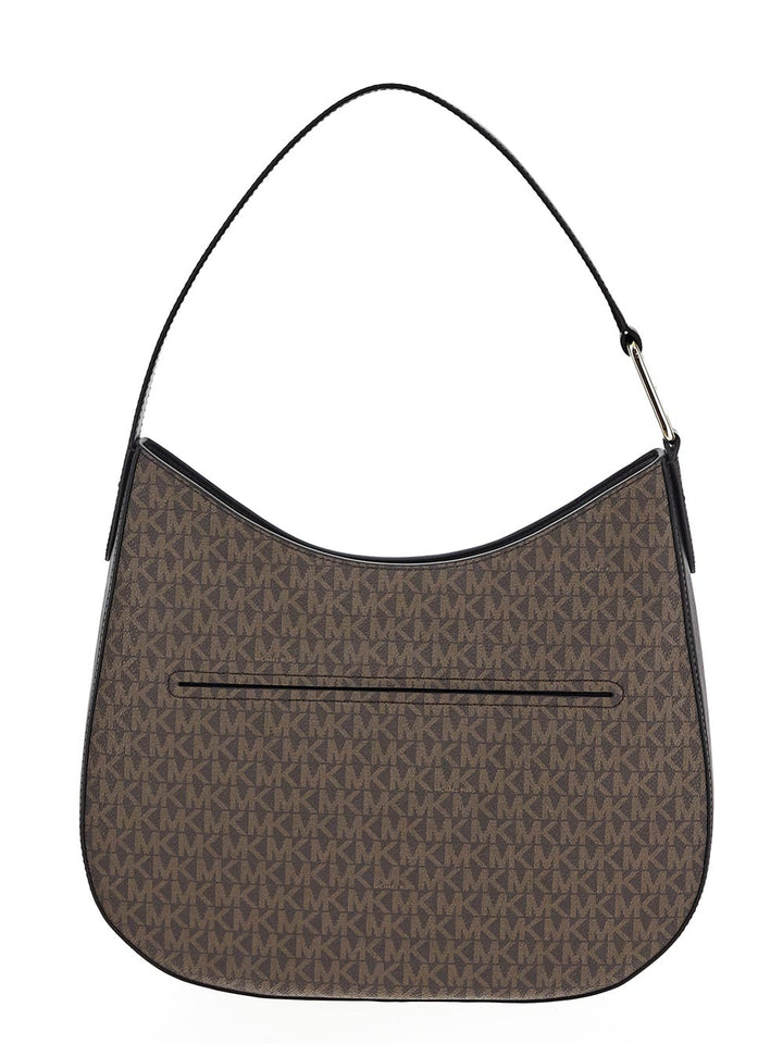 Michael Kors Kensington Large Signature Logo Hobo Shoulder Bag