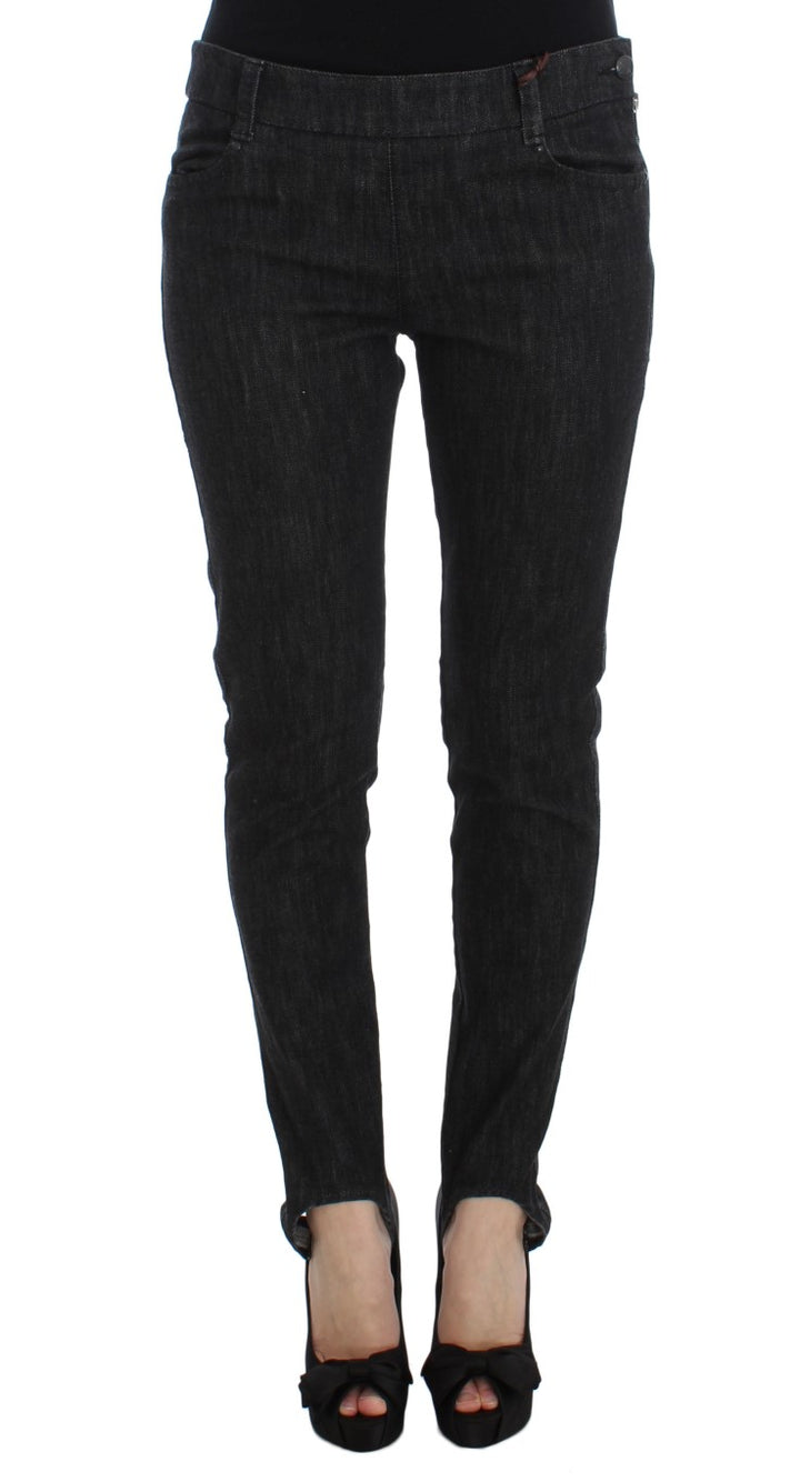 Ermanno Scervino Elegant Slim Fit Blue Jeans