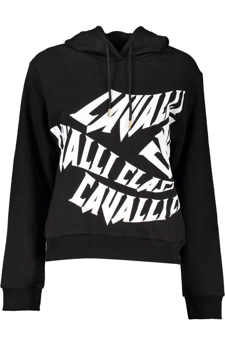 Cavalli Class Elegant Hooded Long-Sleeve Sweater